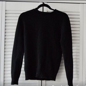 Lauren Ralph Lauren Black Essential Wool Knit Sweater | Size Small